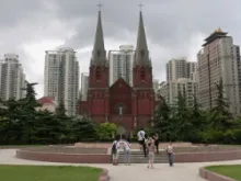 St. Ignatius Cathedral in Shanghai, China. 