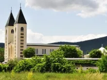 Saint James Church (St. Jakov) in Medjugorje, Bosnia-Herzegovina. 