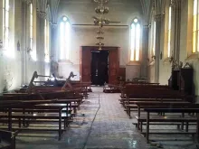 St. Teresa parish in Assiut, Egypt, attacked by Muslim Brotherhood members in August, 2013. 
