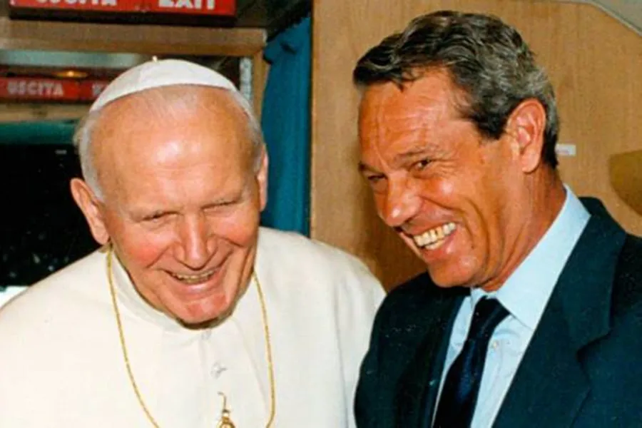 Vatican photo of Pope John Paul II with Joaquin Navarro-Valls. ?w=200&h=150