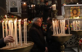 Sant'Egidio prayer memorial in the Basilica of Santa Maria in Trastevere Feb. 2, 2020. Photo courtesy of Sant'Egidio.