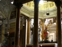 Santa Maria in Aracoeli, the Franciscan parish in Rome where the body of Fr. Giuseppe Canovai rests. 
