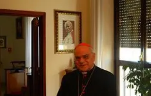 Cardinal Jose Saraiva Martins at his Rome apartment on May 13 