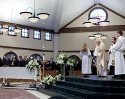 Cardinal Donald Wuerl celebrates the funeral Mass of Sargent Shriver at Our Lady of Mercy Catholic Church ?w=200&h=150