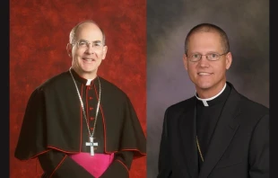 Archbishops Sartain and Etienne. CNA file photos.