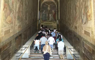 Scala Santa (Holy Stairs) in Rome. Courtesy of Mountain Butorac. 