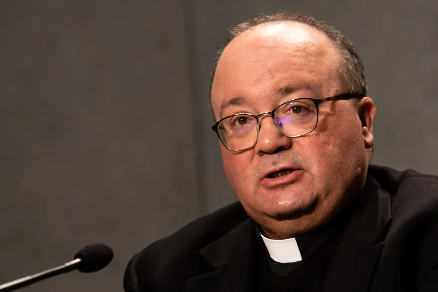 Archbishop Charles Scicluna speaks at the Vatican abuse summit in Feb. 2019. ?w=200&h=150