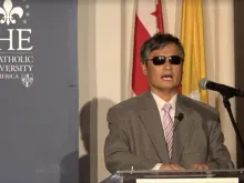 Chinese Civil Rights Activist Chen Guangcheng, featured here at a talk at Catholic University of America, will speak at the IRF event July 13-15.