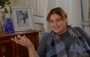 Antonia Salzano, mother of Carlo Acutis. Screengrab: EWTN.