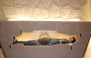 Carlo Acutis’ tomb is opened for public veneration in Assisi, Italy, Oct. 1, 2020. Photos courtesy of Assisi diocese.