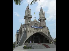Sacred Heart Cathedral in the Diocese of Thái Bình, Vietnam. 
