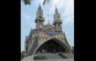 Sacred Heart Cathedral in the Diocese of Thái Bình, Vietnam.   Daaé/public domain. 