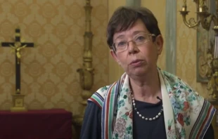 Francesca DiGiovanni, an undersecretary for multilateral affairs in the Vatican Secretariat of State. Screengrab from Holy See UN YouTube channel.