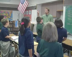 Jonah Lippert teachs Latin to the fourth grade class at Our Lady of Lourdes.?w=200&h=150