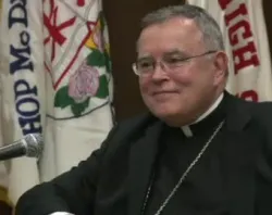 Screenshot of Archbishop Charles J. Chaput speaking to students from across the archdiocese.?w=200&h=150