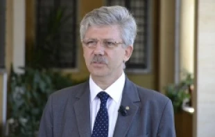 Secretary-General Michel Roy of Caritas International speaks with CNA July 11, 2014.   Daniel Ibáñez/CNA.