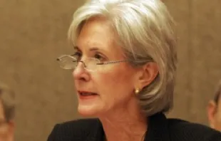 Secretary of Health and Human Services Kathleen Sebelius, May 18, 2009.   U.S. Mission Geneva-Eric Bridiers.