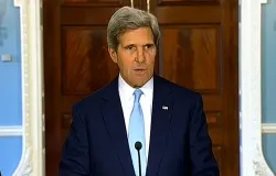 U.S. Secretary of State John Kerry speaking during a press conference, Aug. 30, 2013. ?w=200&h=150