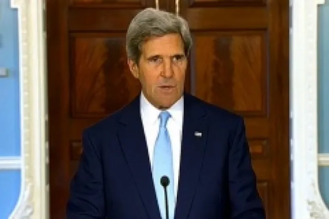 Secretary of State John Kerry speaks during a press conference on Syria August 30 2013 Credit US Dept of State CNA 8 30 13
