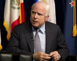 Sen. John McCain speaks Sept. 24, 2012 on campaign finance at USC's Schwarzenegger Institute for State and Global Policy. ?w=200&h=150