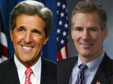 Massachusetts Senators John Kerry and Scott Brown