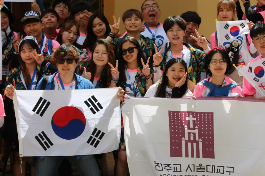 World Youth Day pilgrims in Panama City from the Archdiocese of Seoul. ?w=200&h=150
