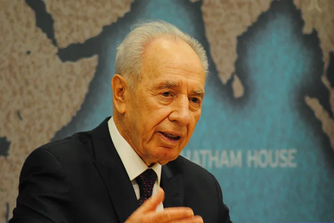 Shimon Peres Credit Chatham House via Flickr CC BY 20 CNA