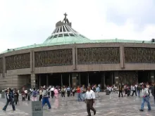Shrine to Our Lady of Guadalupe in Mexico City. 