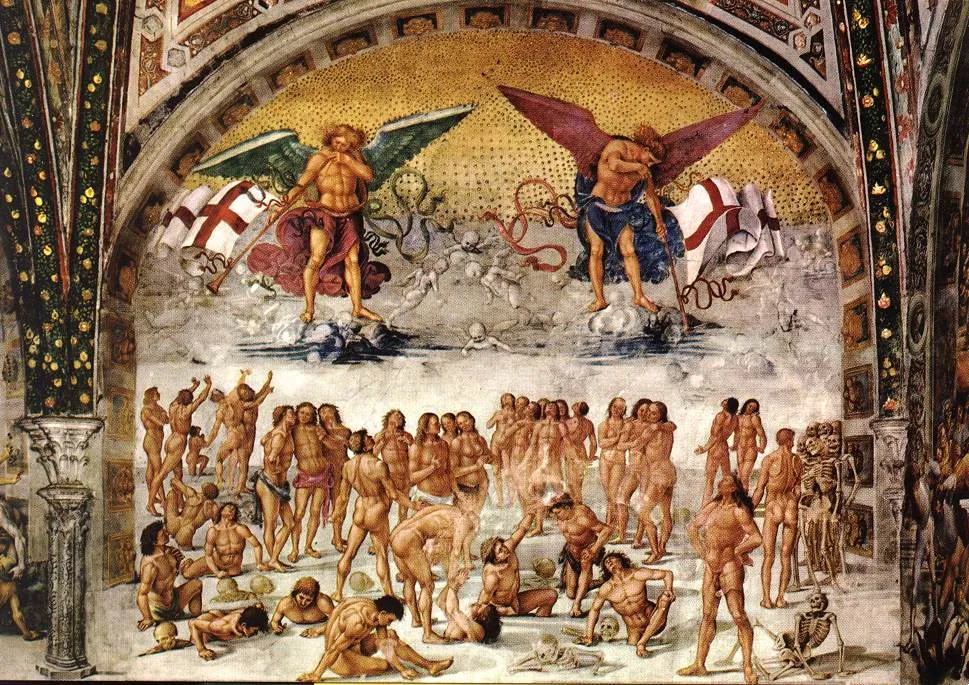 Resurrection of the Flesh, fresco by Luca Signorelli in the San Brizio chapel of Orvieto Cathedral (1499-1502).?w=200&h=150