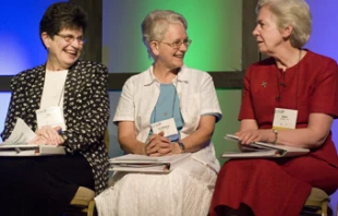 Sr. Pat Farrell, Sr. Florence Deacon, and Sr. Mary Hughes have been among the leaders of the LCWR.   Lisa Johnston for CNA.