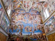 The Sistine Chapel.