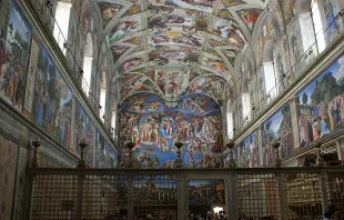 Sistine Chapel.   Ramon Stoppelenburg via Flickr (CC BY-NC-SA 2.0).