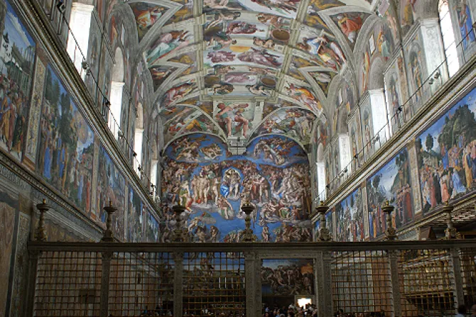 Sistine Chapel Credit Ramon Stoppelenburg via Flickr CC BY NC SA 20 CNA 10 17 13