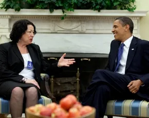 President Obama meets with Sonia Sotomayor in the Oval Office on May 21 / Photo ?w=200&h=150