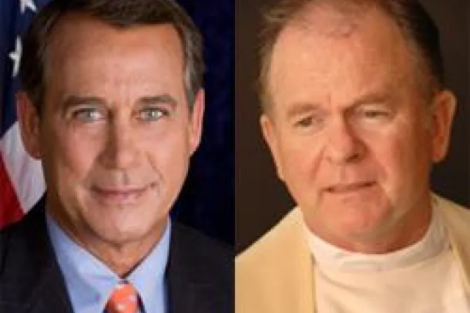 Speaker John Boehner Fr  Patrick Conroy CNA US Catholic News 5 9 11