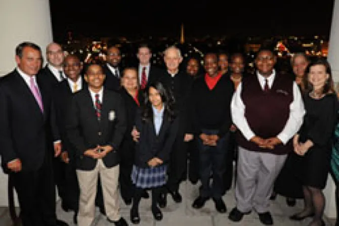 Speaker John Boehner School Children CNA US Catholic News 1 26 11