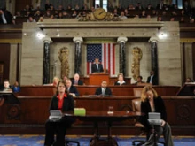 Speaker of the House John Boehner presides over the proceedings