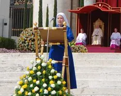 Sr. Bernadette Pike reads the second reading during the May 1, 2011 beatification of John Paul II?w=200&h=150