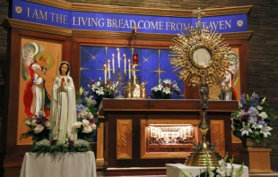 Adoration at the parish of St. Andrew the Apostle, Silver Spring, MD. Photo courtesy of St. Andrew the Apostle parish.