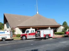 Mass for First Responders at St. Dominic Catholic Church, Panama City, FL, Aug. 2018. 