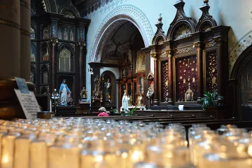 St Anthonys Chapel in Pittsburgh PA 13 with the largest collection of relics outside of Rome on Aug 7 2015 Credit Addie Mena CNA 8 7 15