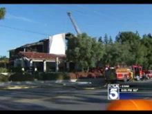 St. John Vianney church after the fire. 