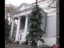 St. Joseph's as it appears with the facade added by the communists. 