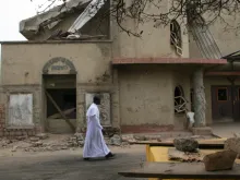 A Catholic Church in Enugu, Nigeria, was vandalized in November, 2012. 