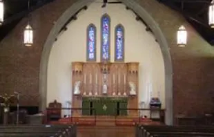 The interior of St. Luke's Episcopal Church in Bladensburg, MD.   Mohamedu Jones