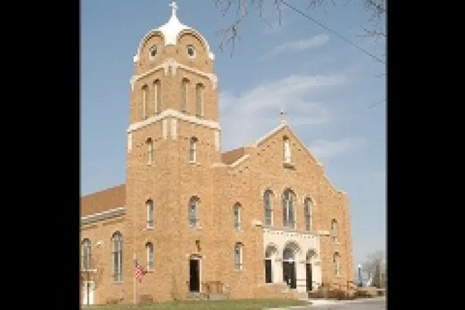 St Marys Catholic Church in Portsmouth Iowa Credit St Marys Parish CNA 2 17 14