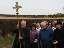 Catholics in Ireland participate in a St. Patrick's Day procession. 