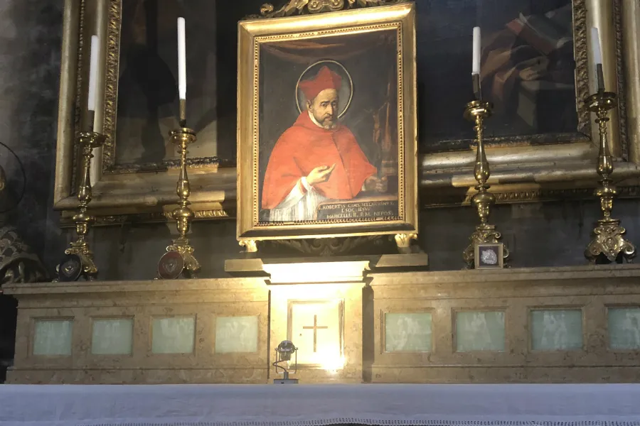 The altar of St. Robert Bellarmine in Sant'Ignazio, Rome. ?w=200&h=150