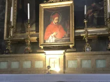 The altar of St. Robert Bellarmine in Sant'Ignazio, Rome. 