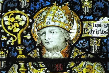 Stained glass of St Patrick by CE Kempe in the church of St John the Baptist March 17 2007 Credit Lawrence OP via Flickr CC BY NC ND 20 CNA 3 16 15